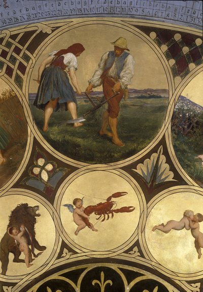 Piatto del calendario dell